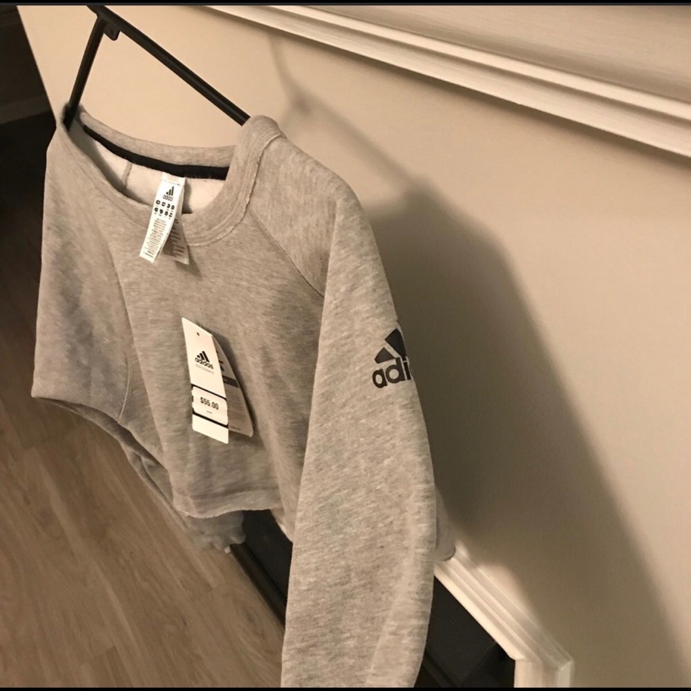 Adidas crop top sweater